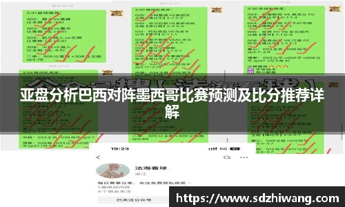 亚盘分析巴西对阵墨西哥比赛预测及比分推荐详解
